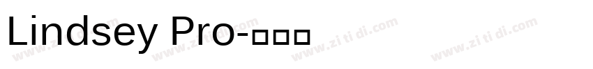 Lindsey Pro字体转换